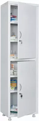 Шкаф медицинский металлический Hilfe МД 1 1657/SS